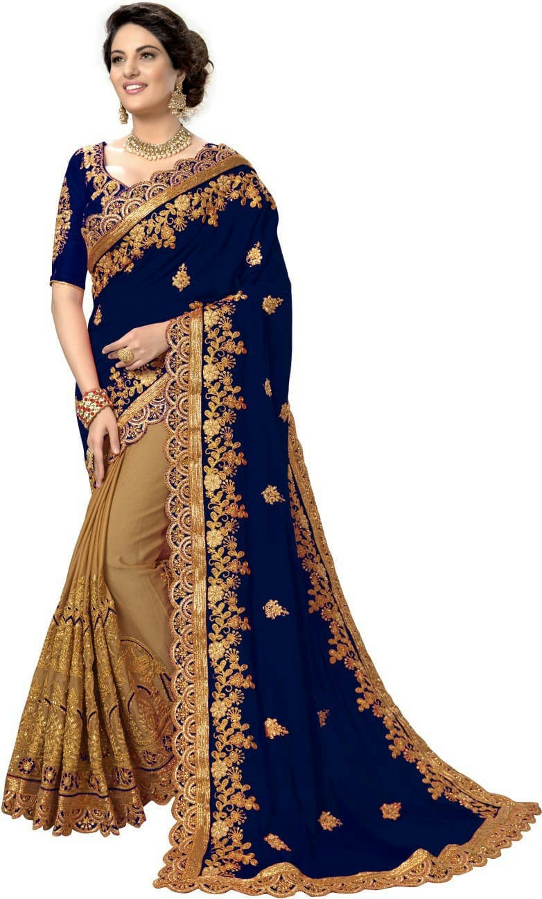 Exclusive Embroidered Georgette Saree