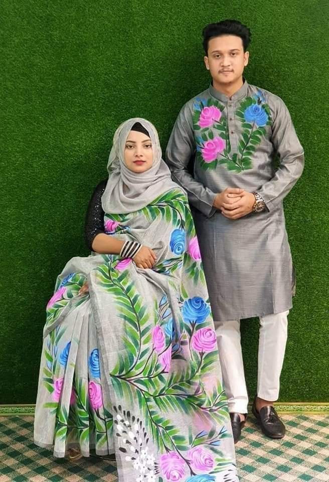 Hand Painted Couple Set   ( FA222 )